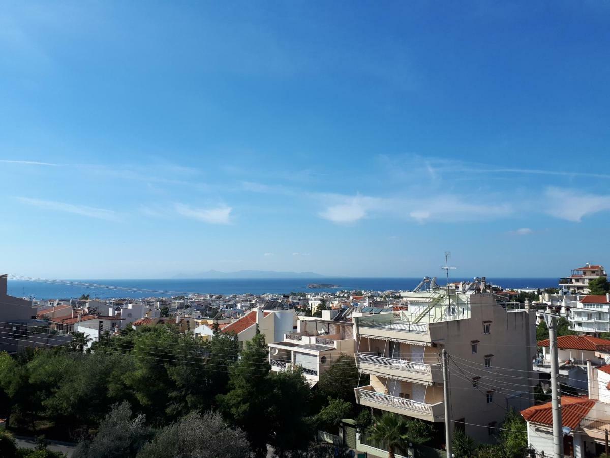 Sea View,Big And Comfortable Appartment In Voula Athén Kültér fotó